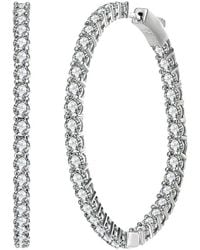 Genevive Jewelry - Large Hoops - Lyst