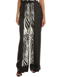 Nicholas - Sandra Pull-On Wide Leg Silk-Blend Pant - Lyst
