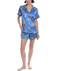 Petite Plume - 2Pc Mulberry Silk Pajama Set - Lyst