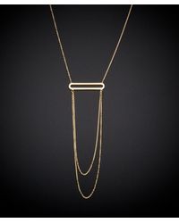 Italian Gold - 14k Fancy Layered Necklace - Lyst