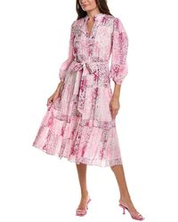 Garrie B - Midi Dress - Lyst