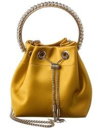 Jimmy Choo - Bon Bon Satin Bucket Bag - Lyst
