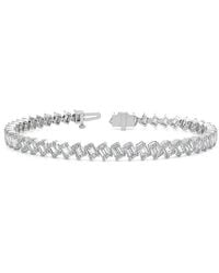 Lab Grown Diamonds - 14K 9.60 Ct. Tw. Lab-Grown Diamond Tennis Bracelet - Lyst