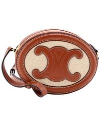 Celine - Triomphe Oval Crossbody Bag And (authentic Pre-loved) - Lyst