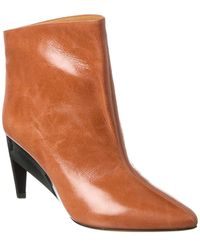 Isabel Marant - Dylvee Leather Bootie - Lyst