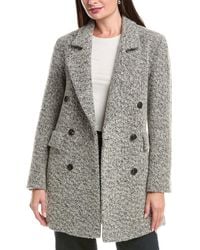 Fleurette - Double Breasted Wool Coat - Lyst
