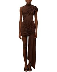 LEBRIN ATELIER - Solid Mini Dress - Lyst