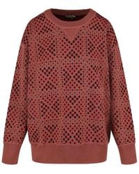 Bottega Veneta - Crewneck Polka Dot Wool Sweater - Lyst