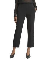 Vince - Mid Rise Velvet Strapping Pull-On Pant - Lyst