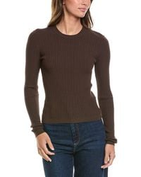 FRAME - The Fine Cable Sweater - Lyst