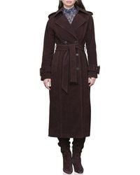 Avec Les Filles - Raglan Sleeve Double-Breasted Belted Trench Coat - Lyst