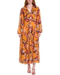 FARM Rio - Flying Macaw Midi Dress - Lyst