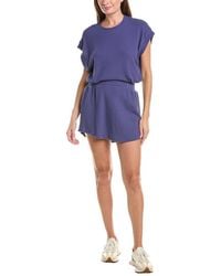 Chaser Brand - Waffle Thermal Joan Mini Dress - Lyst
