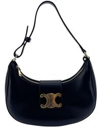 Celine - Calfskin Medium Ava Triomphe Bag (Authentic Pre-Loved) - Lyst