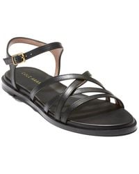 Cole Haan - Flynn Strappy Leather Sandal - Lyst