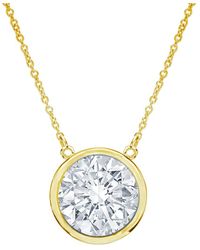 Diana M. Jewels - Fine Jewelry 14k 1.30 Ct. Tw. Diamond Solitaire Pendant Necklace - Lyst