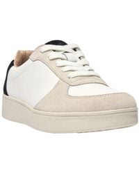 Fitflop - Rally Leather & Suede Sneaker - Lyst