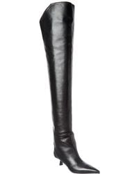 Jimmy Choo - Vari 45 Leather Over-The-Knee Boot - Lyst