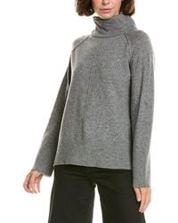 InCashmere - Wide Sleeve Cowl Neck Wool & Cashmere-Blend Sweater - Lyst