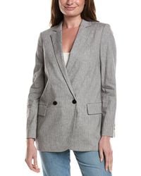Theory - Double Breasted Oversized Boy Jacket - Lyst