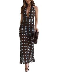DELI S - Printed Maxi Dress - Lyst