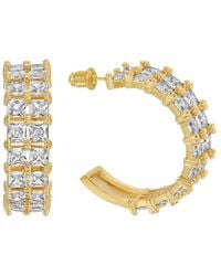 Eye Candy LA - Isla Sparking Loop Cz Drop Earrings - Lyst