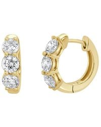 Sabrina Designs - 14K 1.28 Ct. Tw. Diamond Hoop Earrings - Lyst