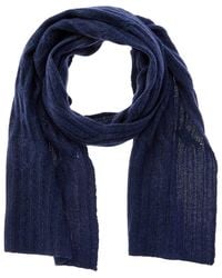 Hannah Rose - Wide Cable Cashmere Scarf - Lyst