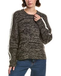 Elan - Wool-Blend Crewneck Sweater - Lyst