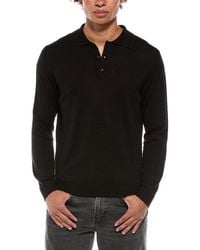 Isaia - Silk Polo Sweater - Lyst