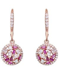 Rachel Glauber - 18k Rose Gold Vermeil Earrings - Lyst