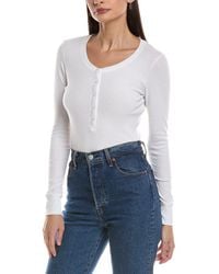 Rag & Bone - Essie Rib Henley - Lyst