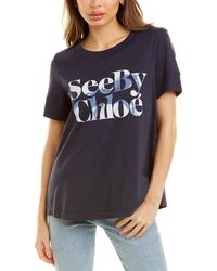 See By Chloé Logo T-shirt - Blue