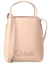 Chloé - Sense Micro Leather Tote - Lyst