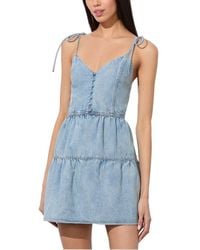 Alice + Olivia - Shanti Mini Dress - Lyst