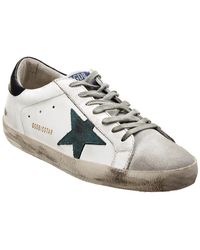 Golden Goose Deluxe Brand Superstar Leather & Suede Trainer - White
