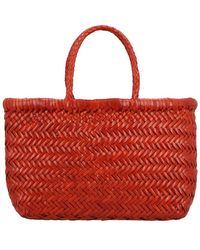 Dragon Diffusion - Gora Mini Flat Leather Tote - Lyst