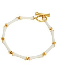 Savvy Cie - 14K Plated Link Toggle Bracelet - Lyst