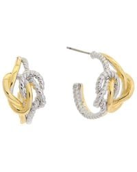 Juvell - 18k Two-tone Plated Hoops - Lyst