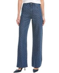 Rag & Bone - Lori Mid-Rise Augusta Tweed Wide Leg Jean - Lyst
