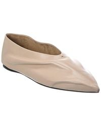 KHAITE - Miriam Leather Ballerina Flat - Lyst