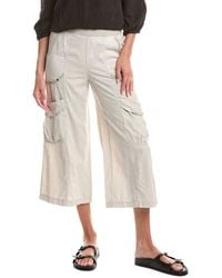 XCVI - Linen-Blend Cargo Pant - Lyst