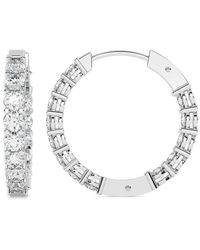 Lab Grown Diamonds - 14K 5.00 Ct. Tw. Lab-Grown Diamond Earrings - Lyst