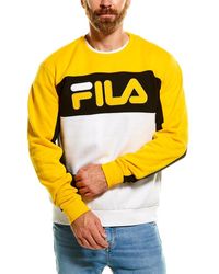 Fila Lesner Fleece Crewneck Sweater - White
