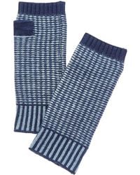 Portolano - Two-Tone Wool & Cashmere-Blend Armwarmers - Lyst