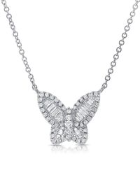 Sabrina Designs - 14k 0.72 Ct. Tw. Diamond Butterfly Necklace - Lyst