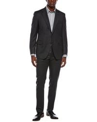 Canali - 2Pc Wool Suit With Flat Front Pant - Lyst