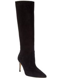 L'Agence - Lena Knee High Suede Boot - Lyst