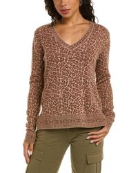 Johnny Was - Rita V-neck Wool & Cashmere-blend Pullover - Lyst