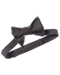 Brunello Cucinelli - Wool, Silk & Cashmere-Blend Bow Tie - Lyst